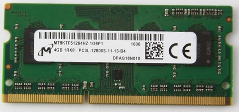 Пам'ять Micron 4 ГБ SO-DIMM DDR3L 1600 МГц (MT8KTF51264HZ-1G6P1) 39173 фото