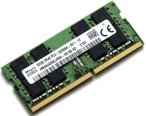 Пам'ять Hynix 32 ГБ SO-DIMM DDR4 3200 МГц (HMAA4GS6CJR8N-XN) 41702 фото
