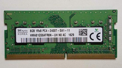 Пам'ять Hynix 8 ГБ SO-DIMM DDR4 2400 МГц (HMA81GS6AFR8N-UH) 37710 фото