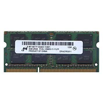 Пам'ять Micron 8 ГБ SO-DIMM DDR3L 1600 МГц (MT16KTF1G64HZ-1G6E1) 37711 фото