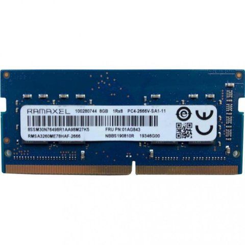 Пам'ять Ramaxel 8 ГБ SO-DIMM DDR4 2666 МГц (RMSA3260ME78HAF-2666) 41719 фото