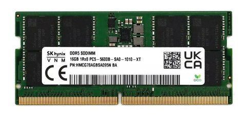 Пам'ять Hynix 16 ГБ SO-DIMM DDR5 5600 МГц (HMCG78AGBSA095N) 513050 фото