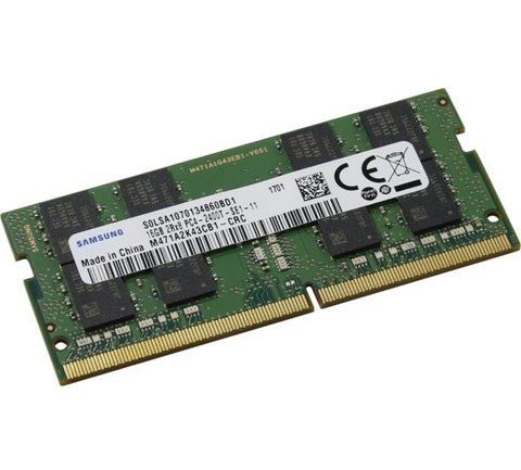 Пам'ять Samsung 16 ГБ SO-DIMM DDR4 2400 МГц (M471A2K43CB1-CRC) 39420 фото