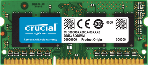 Пам'ять Crucial 8 ГБ SO-DIMM DDR3L 1600 МГц (CT8G3S160BM) 41013 фото
