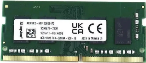 Пам'ять Kingston 8GB SO-DIMM DDR4 3200MHz (KKRVFX-MIF) 513258 фото