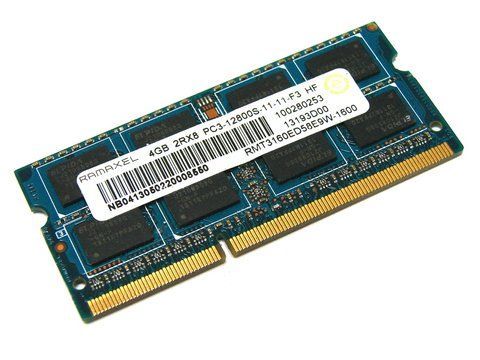 Пам'ять Ramaxel 4 ГБ SO-DIMM DDR3 1600 МГц (RMT3160ED58E9W-1600) 42175 фото