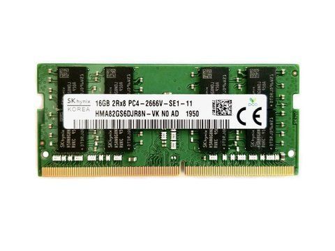 Пам'ять Hynix 16 ГБ SO-DIMM DDR4 2666 МГц (HMA82GS6DJR8N-VK) 39498 фото