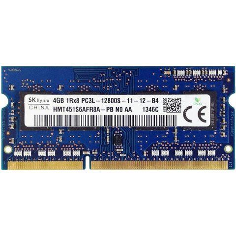 Пам'ять Hynix 4 ГБ SO-DIMM DDR3L 1600 МГц (HMT451S6AFR8A-PB) 38163 фото
