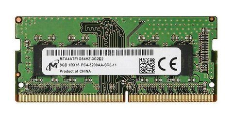 Пам'ять Micron 8 ГБ SO-DIMM DDR4 3200 МГц (MTA4ATF1G64HZ-3G2E2) 41556 фото