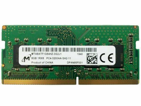 Пам'ять Micron 8 ГБ SO-DIMM DDR4 3200 МГц (MTA8ATF1G64HZ-3G2J1) 41558 фото