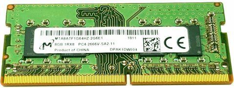 Пам'ять Micron 8 ГБ SO-DIMM DDR4 2666 МГц (MTA8ATF1G64HZ-2G6E1) 41566 фото